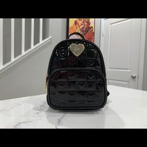 Black Betsey Johnson Backpack